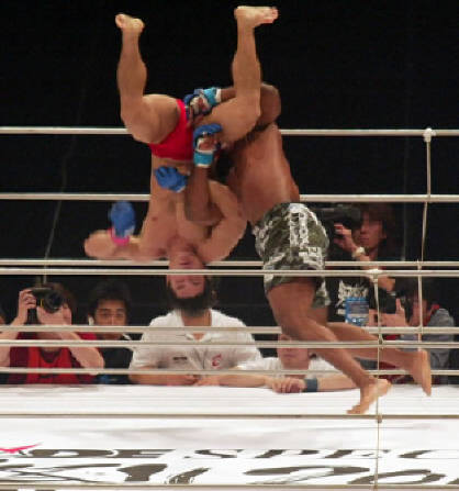 The fight