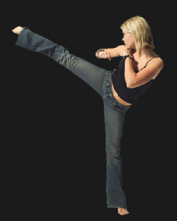 Karate girl