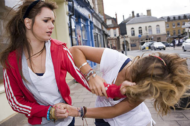 Girl Street fight