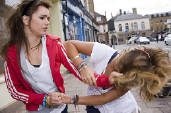 Girl Street fight
